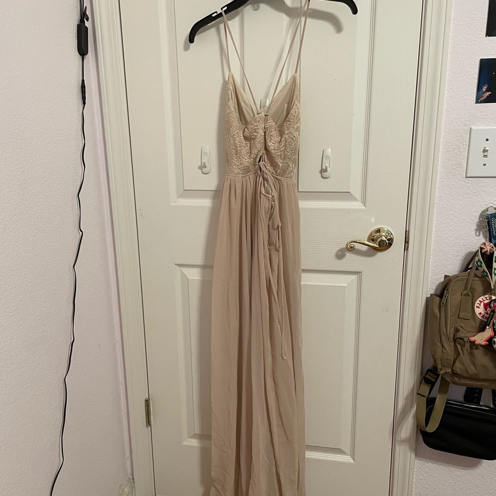 Champagne Maxi Dress